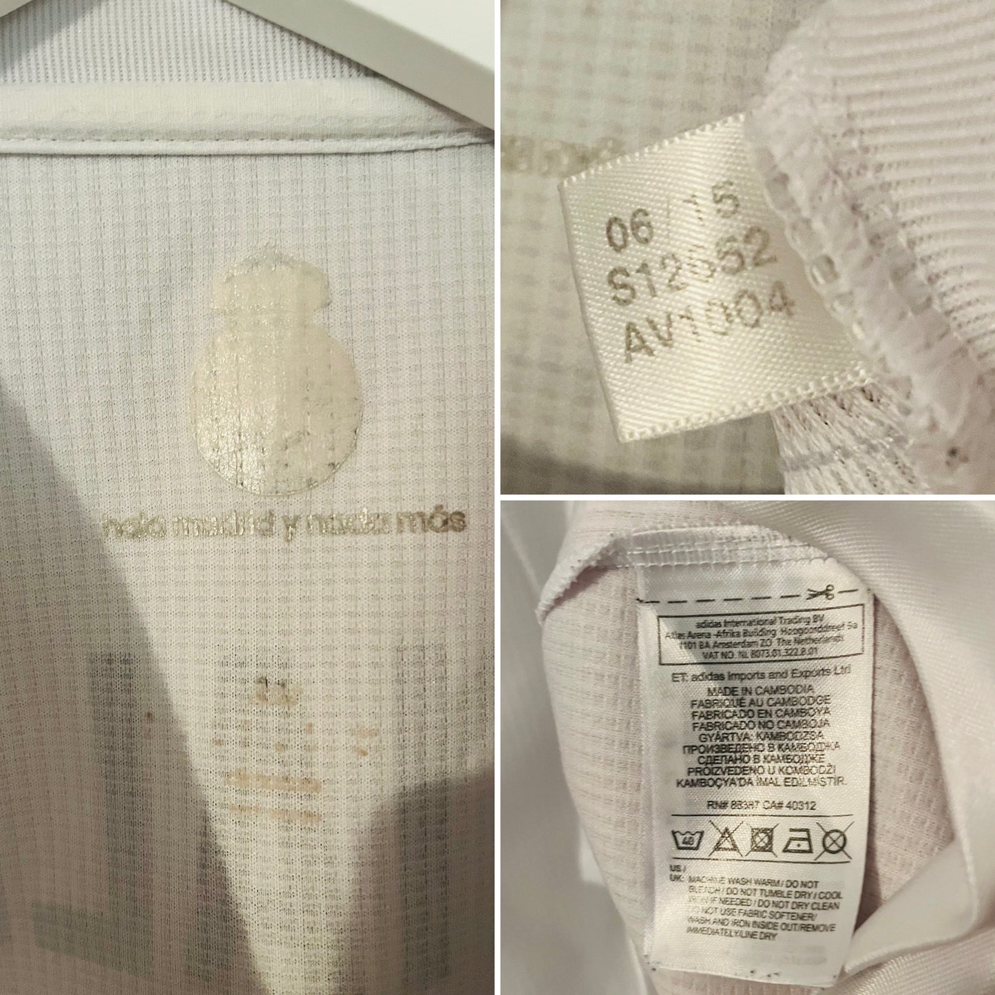 Real Madrid home football shirt
2015/16 CR7 Medium