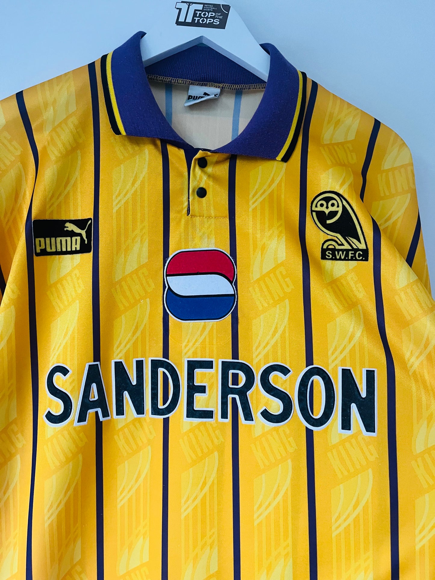 Sheffield Wednesday third football shirt 1994/95 Waddle Large