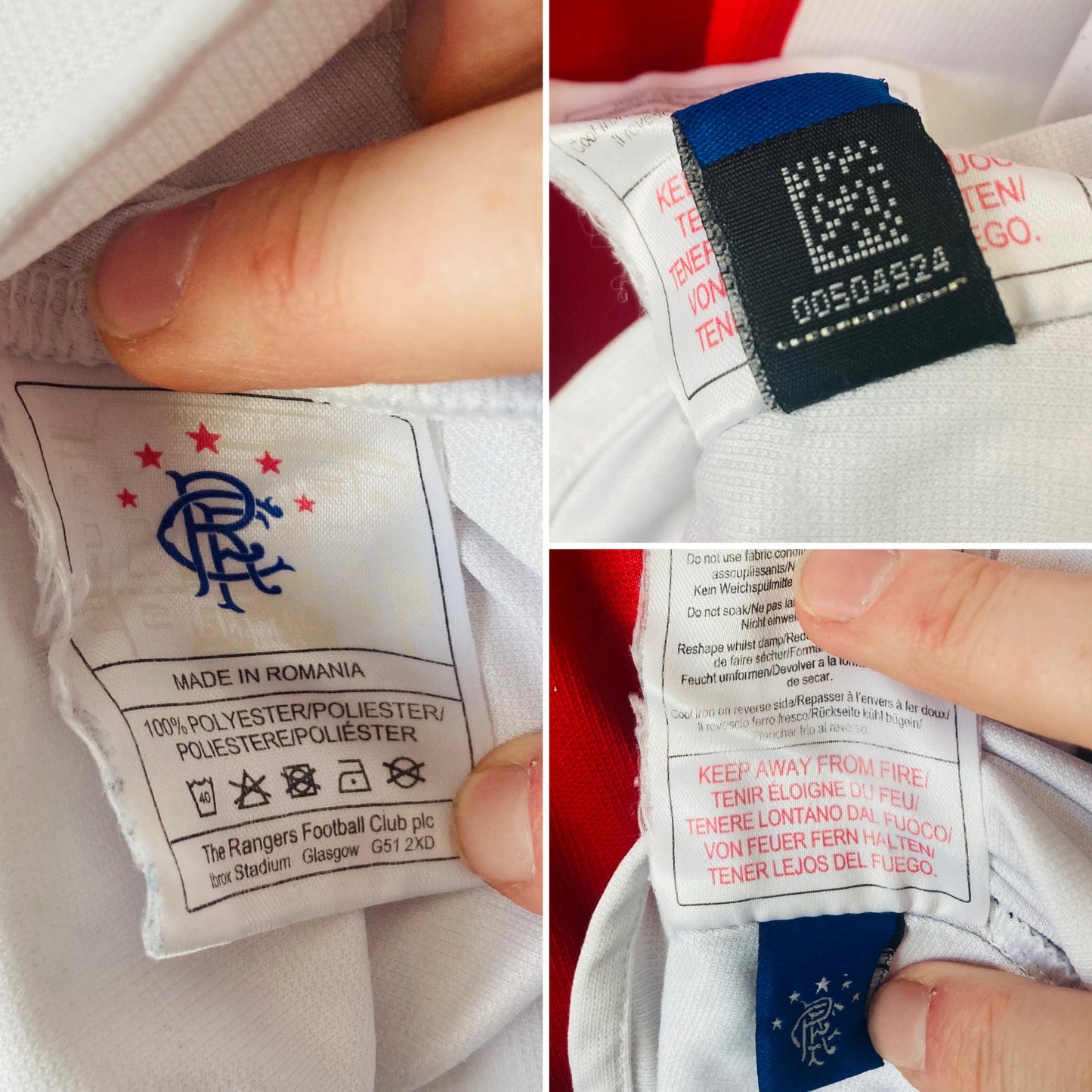 Glasgow Rangers away football shirt
2005/06 Prso Large