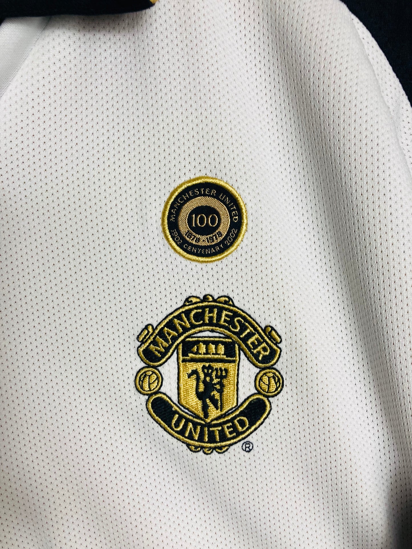 Manchester United away & third football shirt 2001/02 Beckham Medium