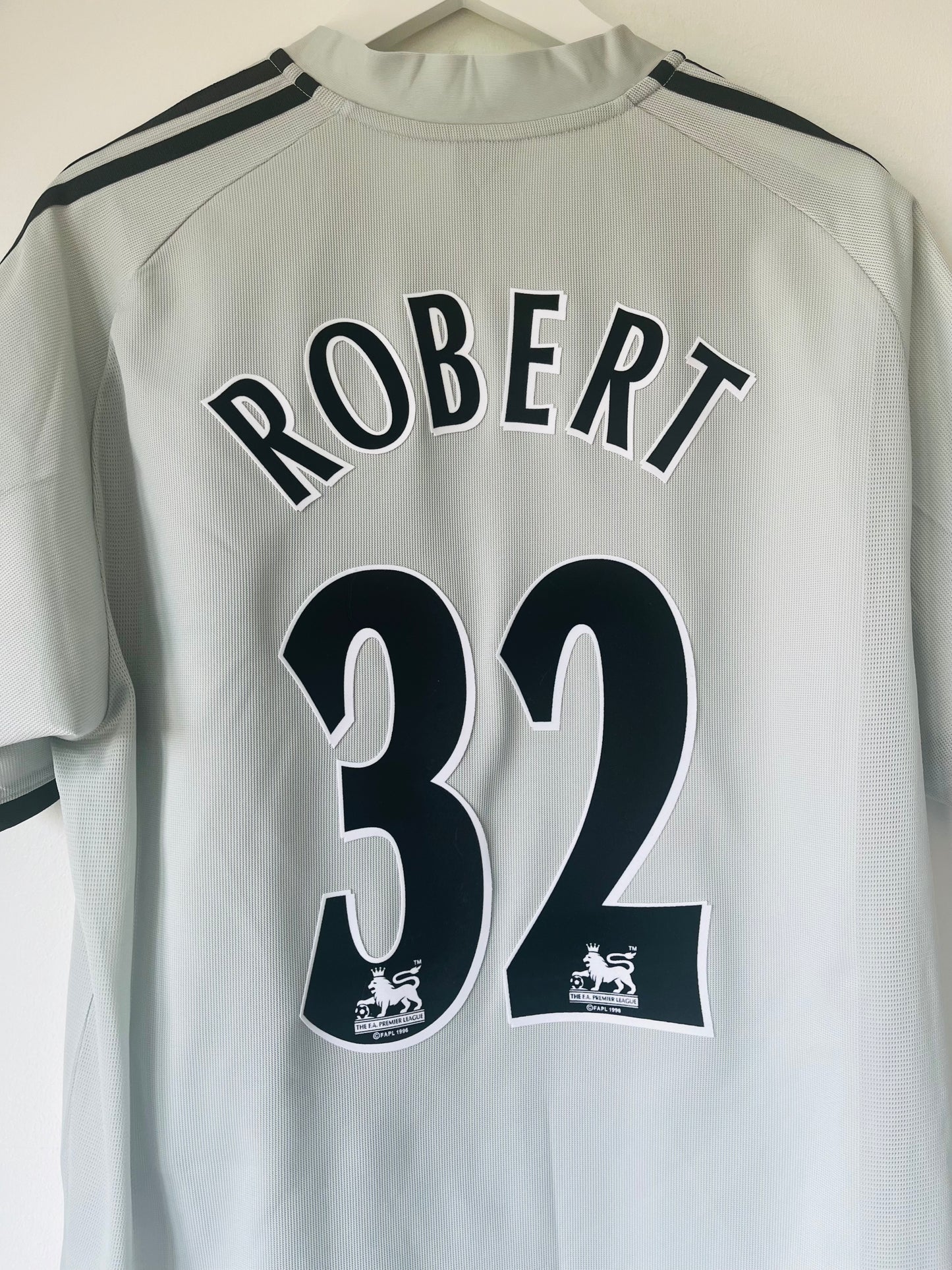 Newcastle United away football shirt 2002/03 Robert Large