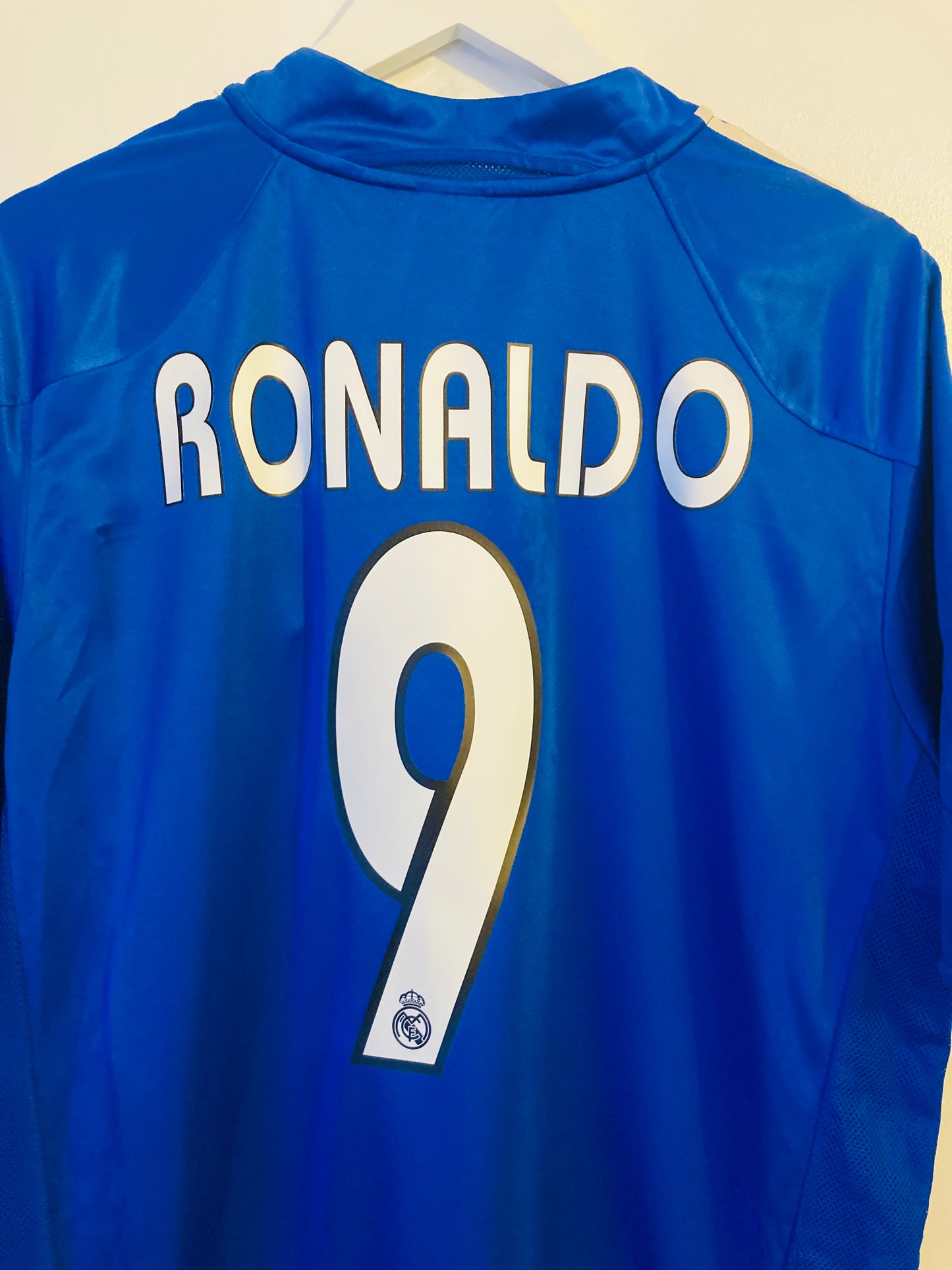 Real Madrid third football shirt 2004/05 Ronaldo 9 XL