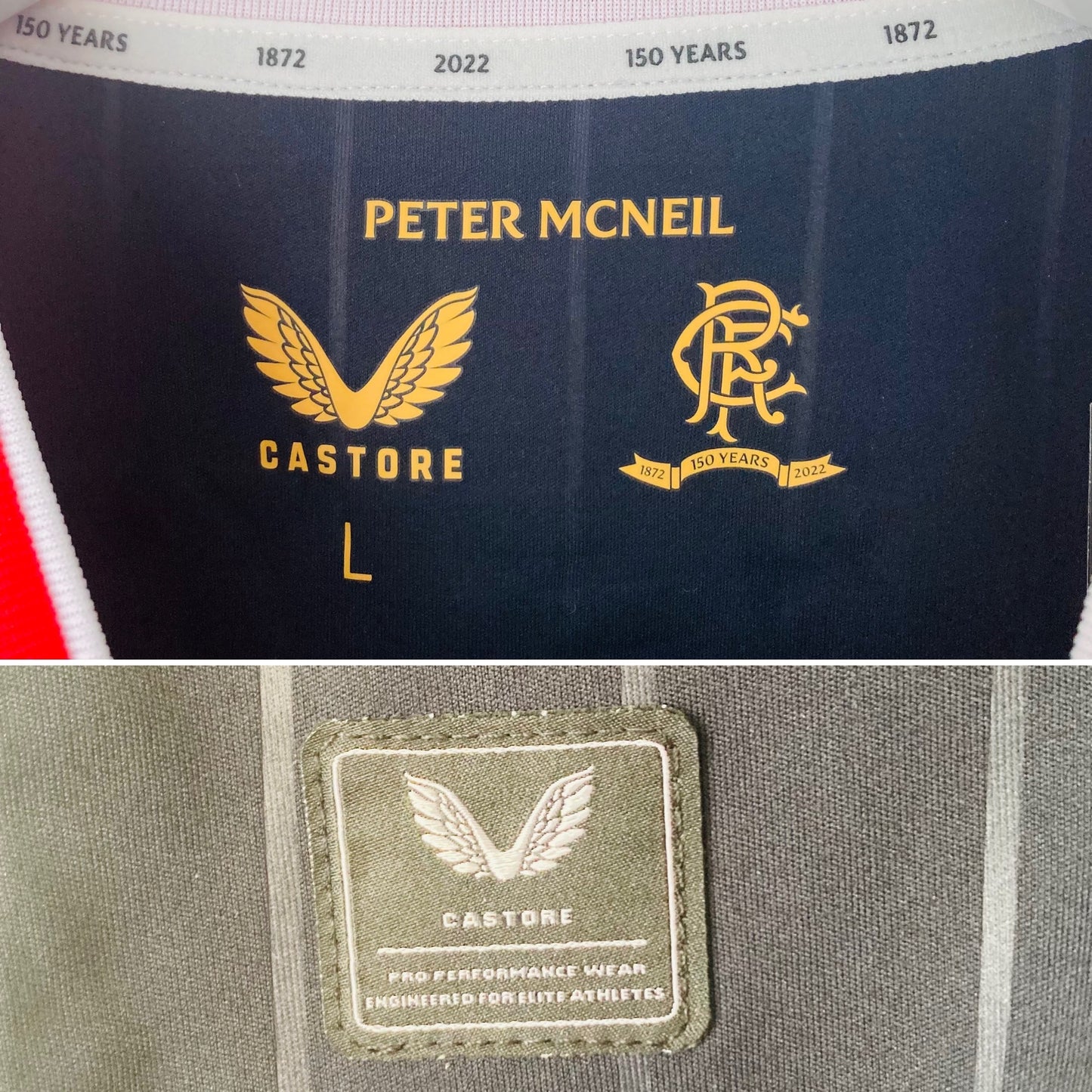 Glasgow Rangers away football shirt 2021/22 BNWTs Large