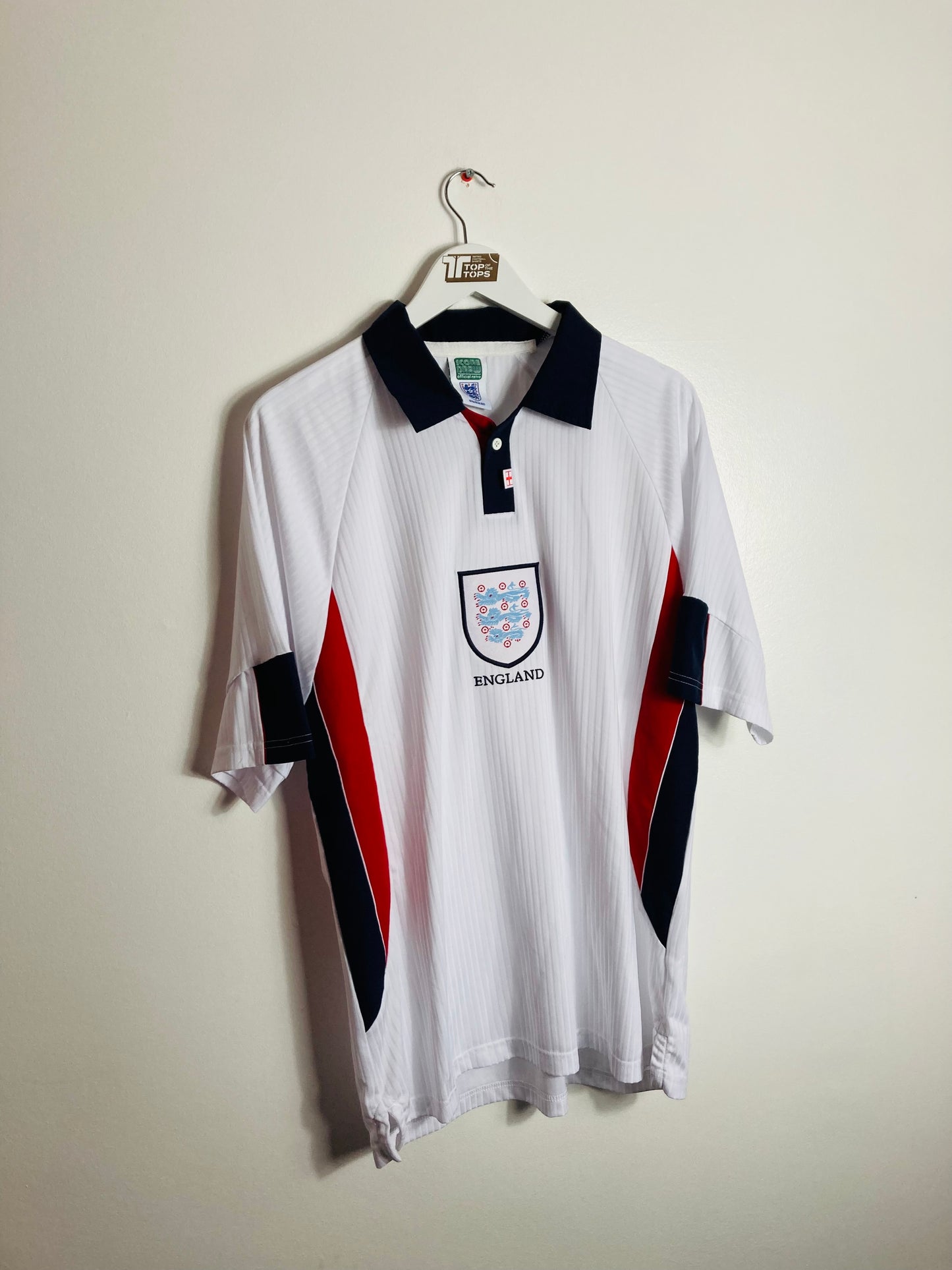England scoredraw home football shirt