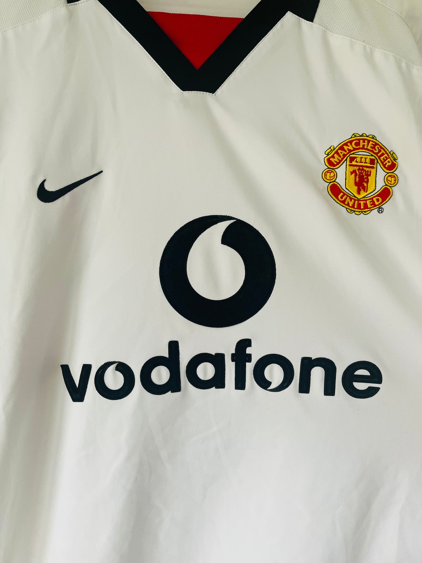 Manchester United away football shirt 2002/03 Van Nistelrooy XL