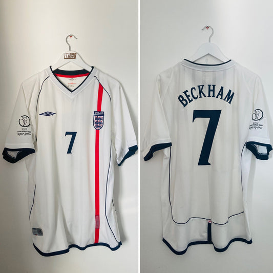 England home football shirt
W/C 2002 Beckham XL