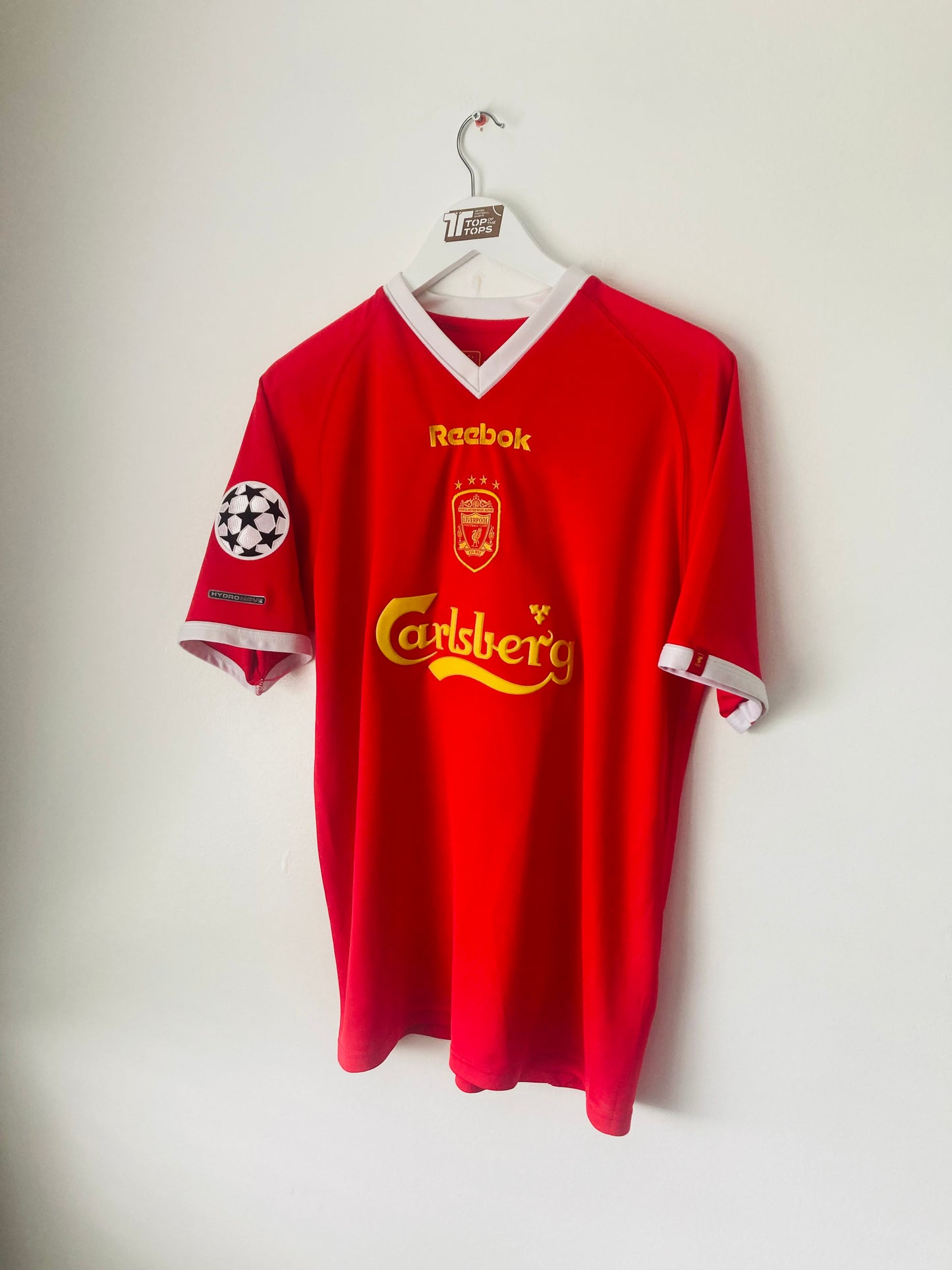 Liverpool home football shirt 2001/03 Litmanen Medium