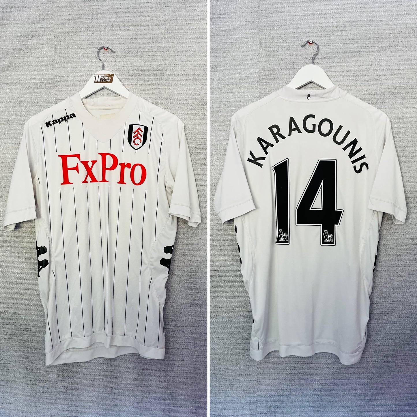 Fulham home football shirt
2012/13 Karagounis Large