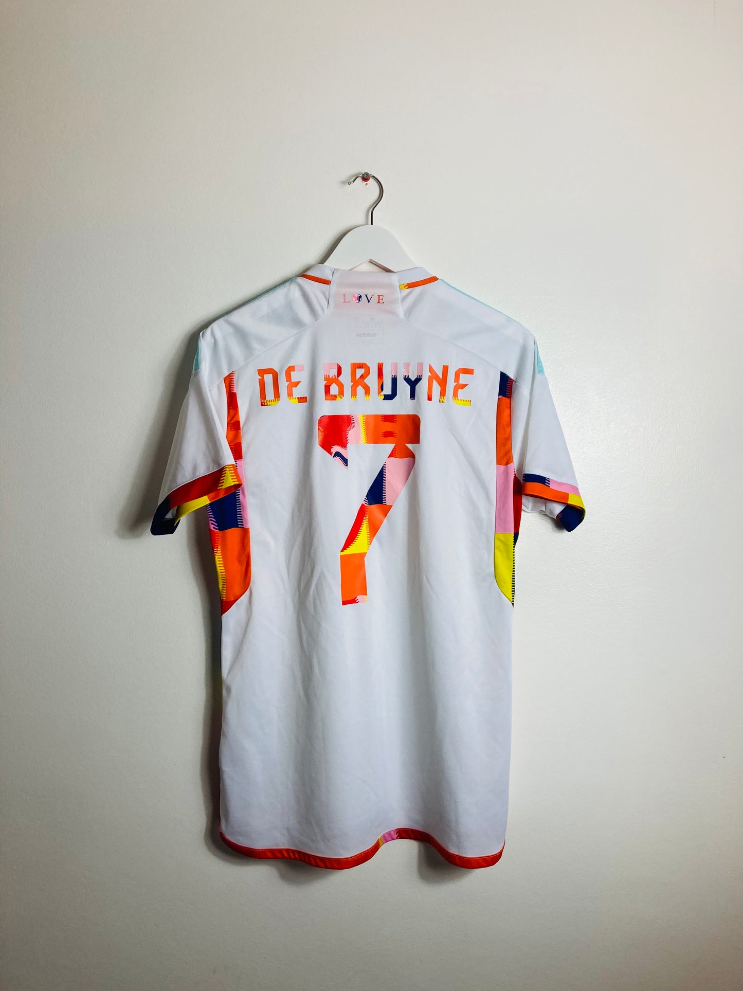 Belgium away football shirt 2022/23 De Bruyne Medium