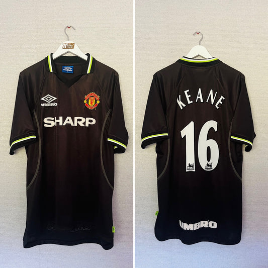 Manchester United third football shirt 1998/99 Keane XL