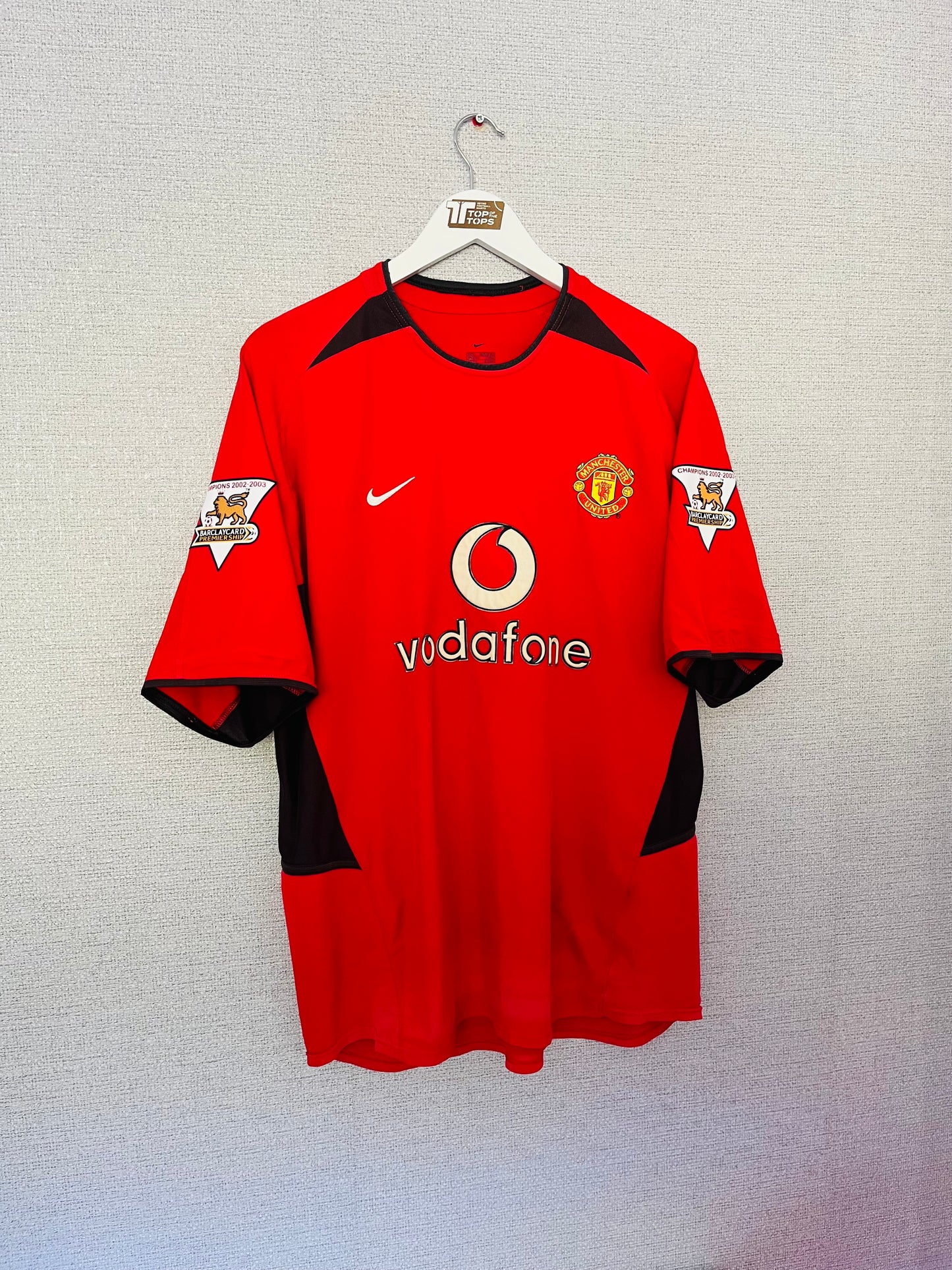 Manchester United home football shirt 2003/04 CR7 Large