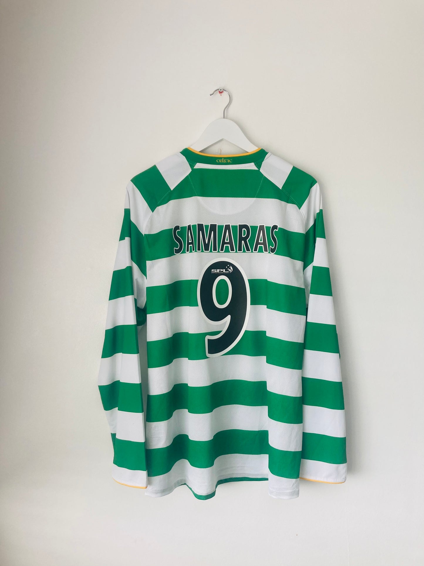Glasgow Celtic home football shirt player version 2008/10 Samaras XL
