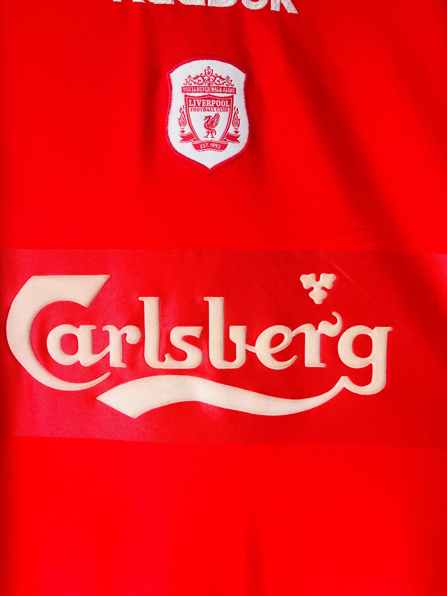 Liverpool home football shirt 2000/02 Gerrard Small