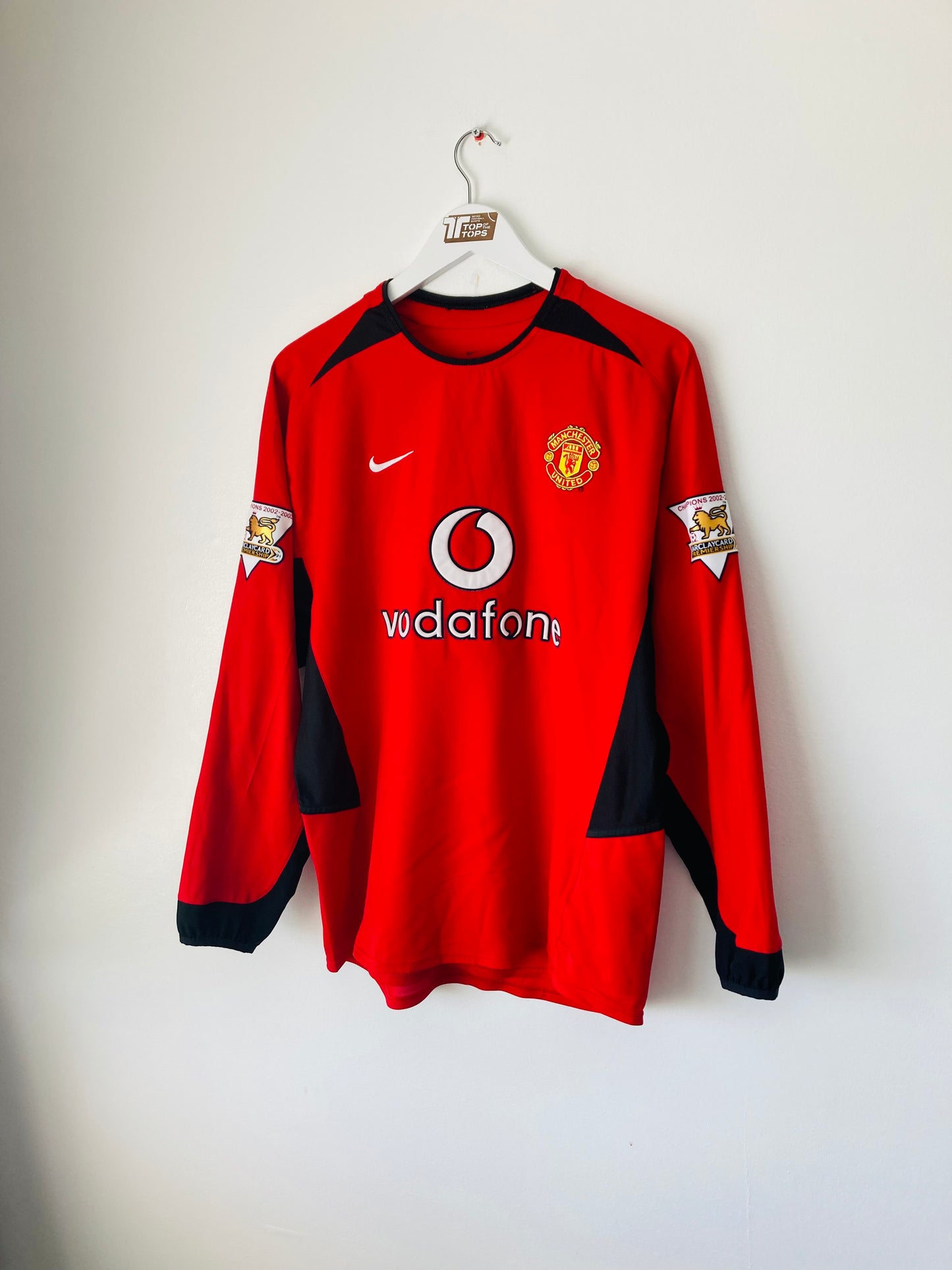 Manchester United home football shirt 2003/04 CR7 Medium L/S