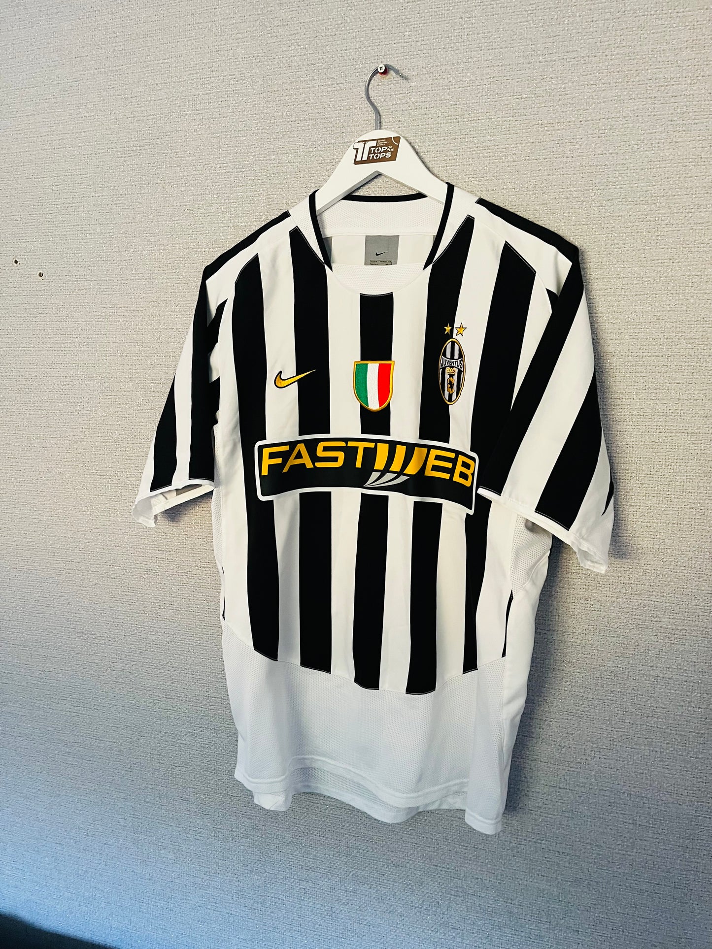 Juventus home football shirt 2003/04 Del Piero Medium