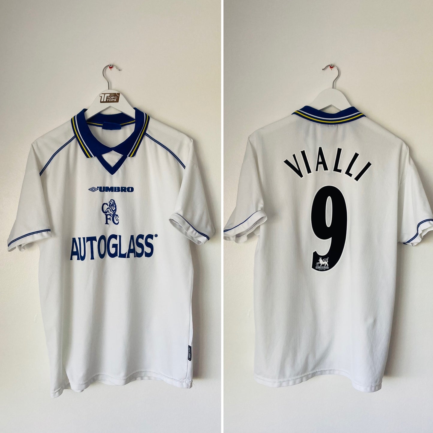 Chelsea away football shirt
1999/2000 Vialli Large