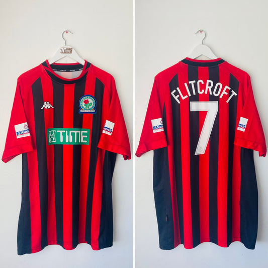 Blackburn Rovers away football shirt 2000/01 Flitcroft XXL