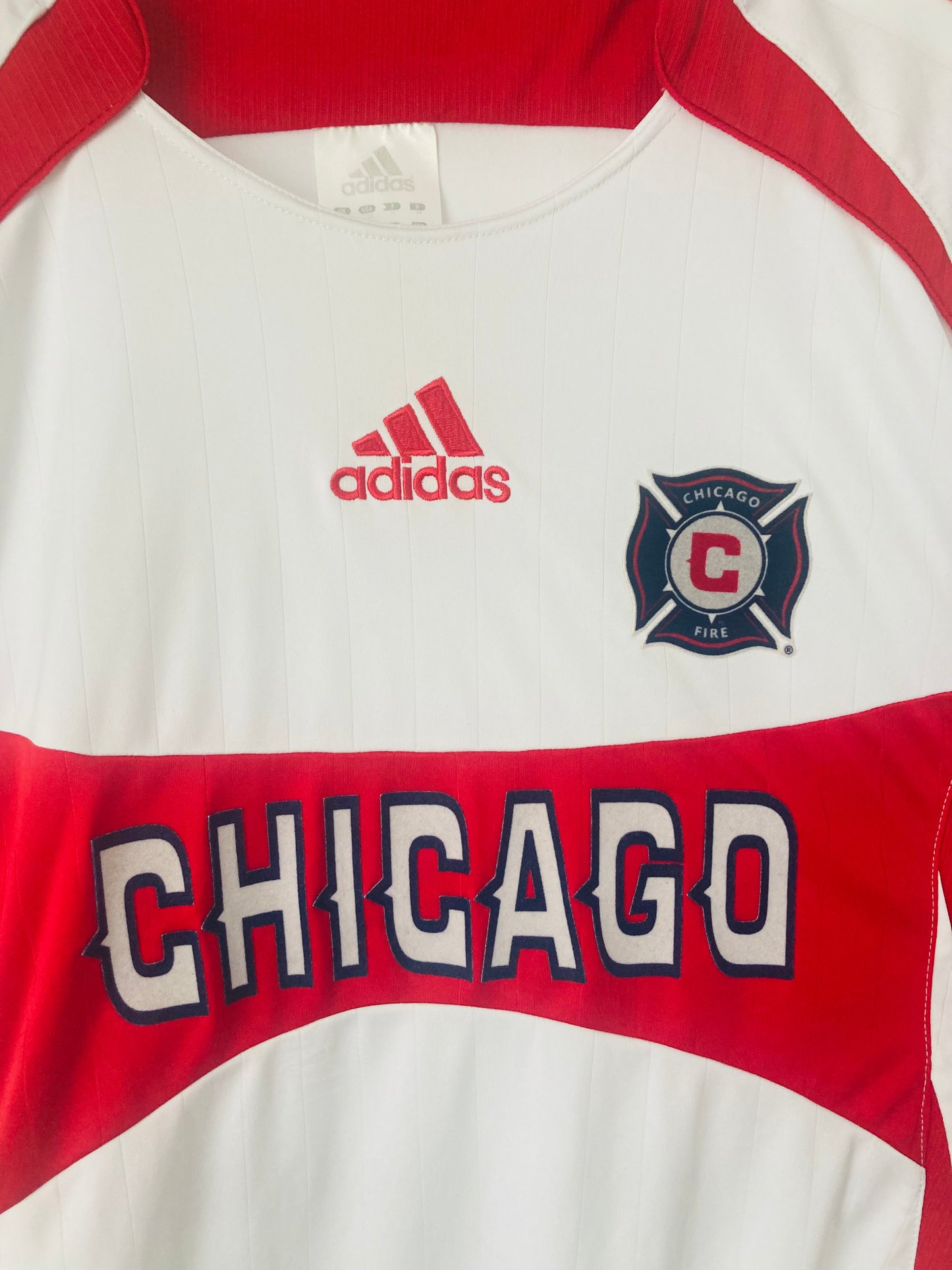 Chicago Fire away football shirt 2007/08 Wanchope Medium
