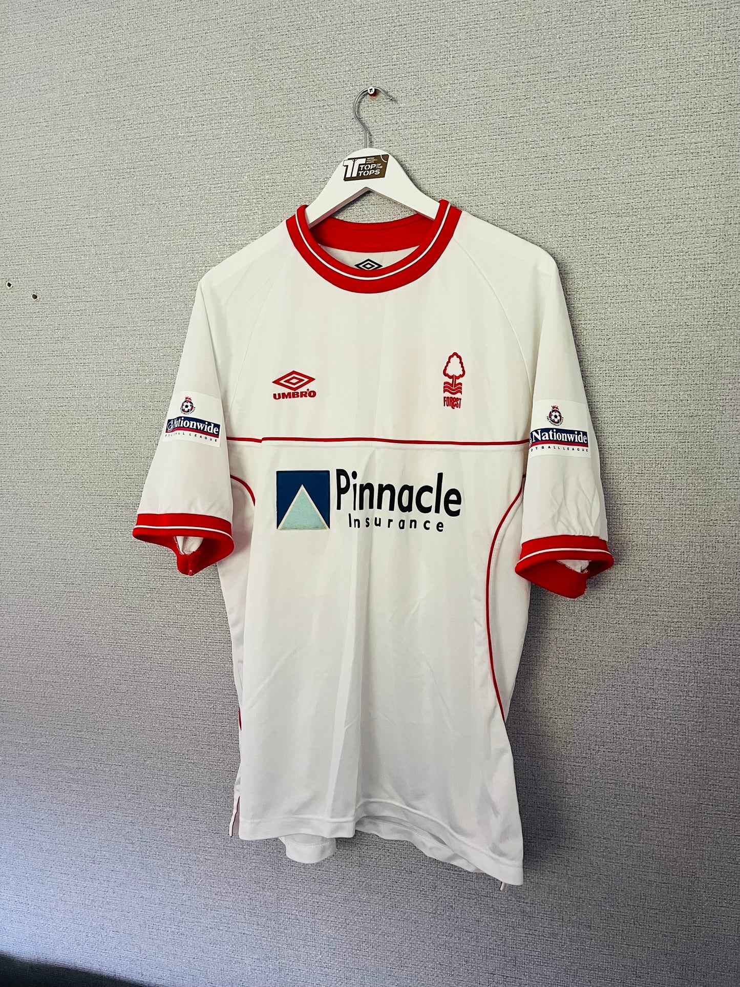 Nottingham Forest away football shirt 2000/01 Platt XL