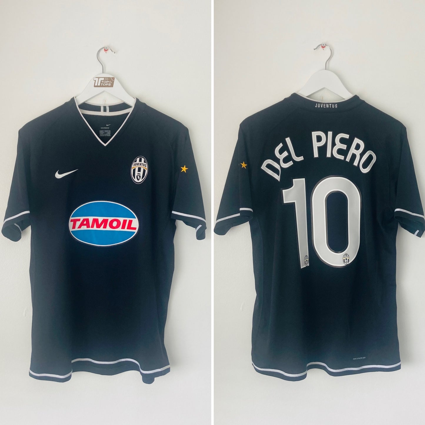 Juventus away football shirt 2006/07 De Piero medium