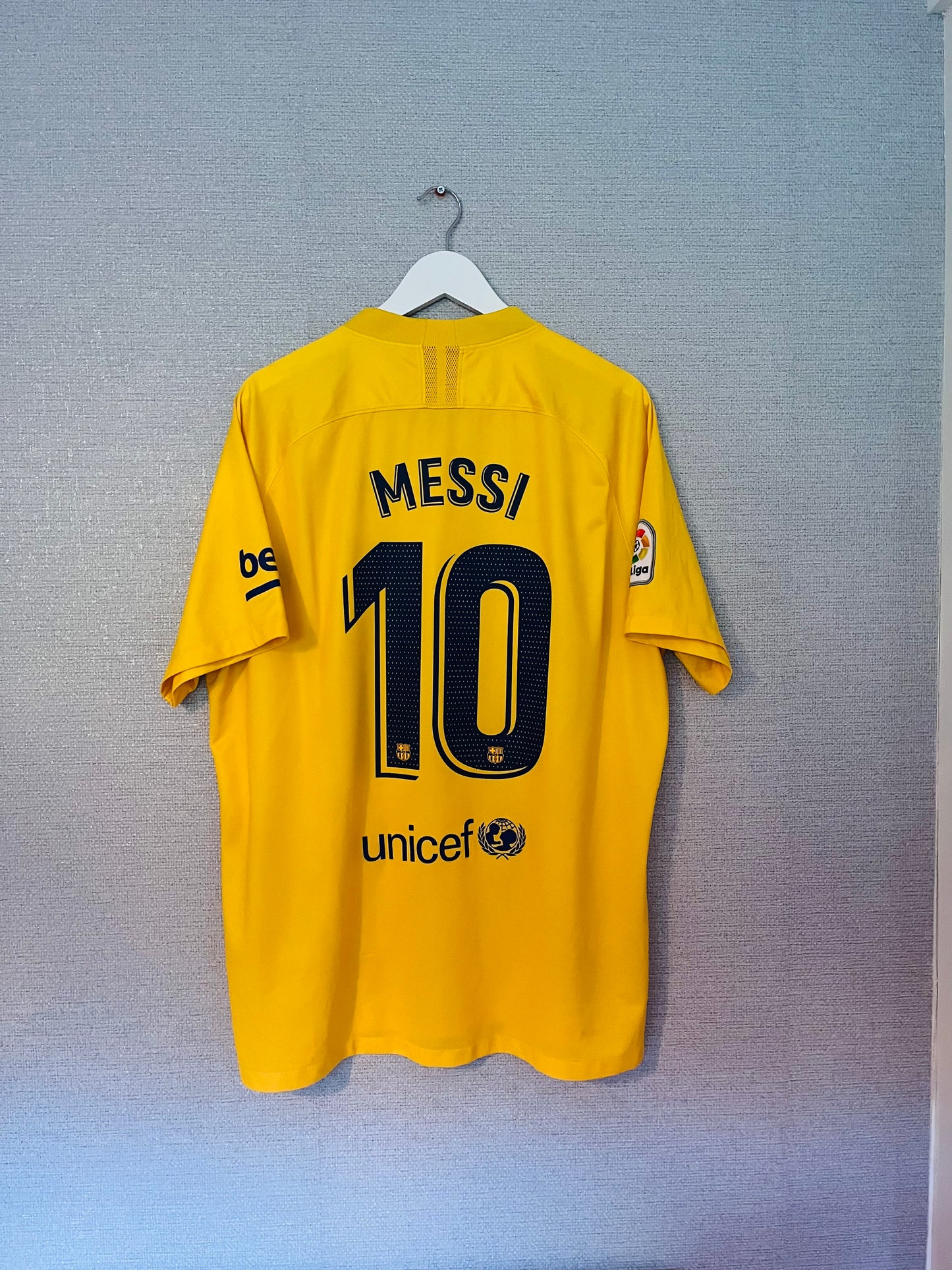 Barcelona Fourth Senyera football shirt 2019/20 Messi XXL