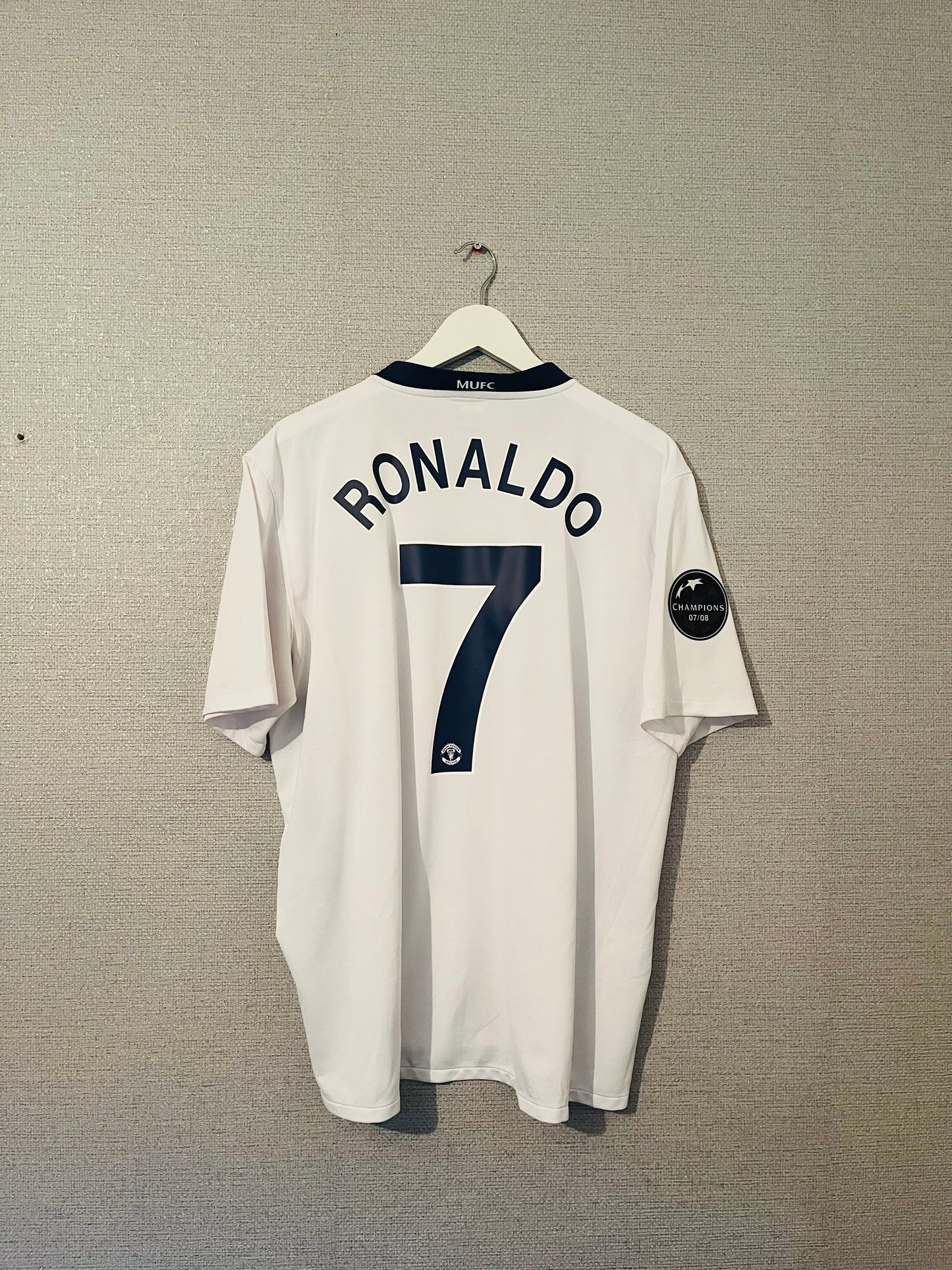 Manchester United away football shirt 2008/09 CR7 XL