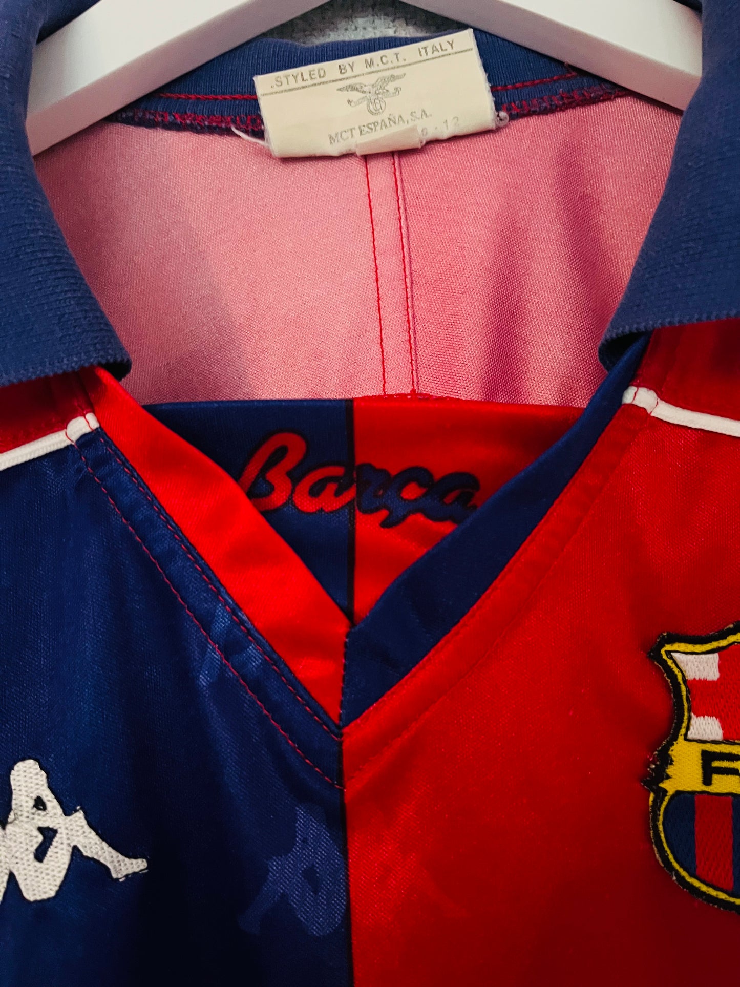Barcelona home football shirt 1992/95 Stoichkov Large