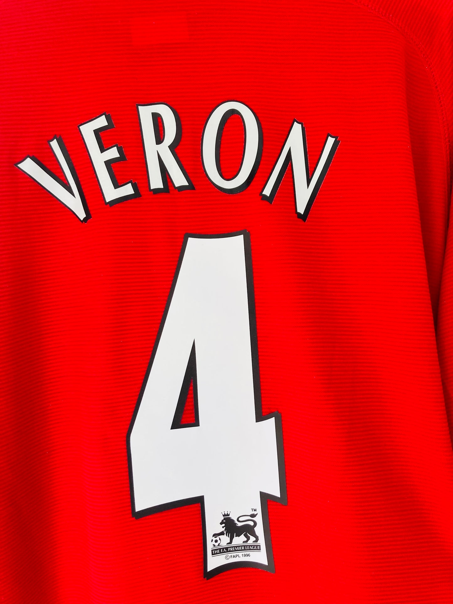 Manchester United home football shirt 2001/02 Veron XXL