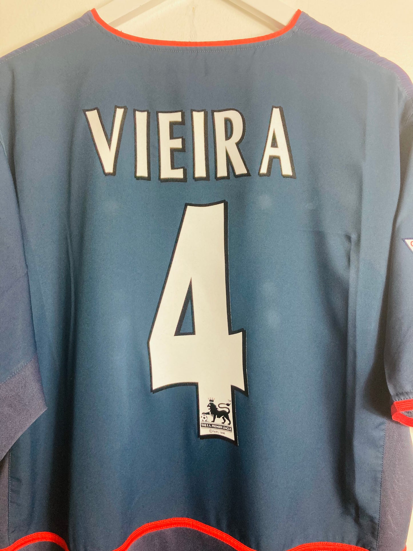 Arsenal away football shirt 2002/03 Viera XL