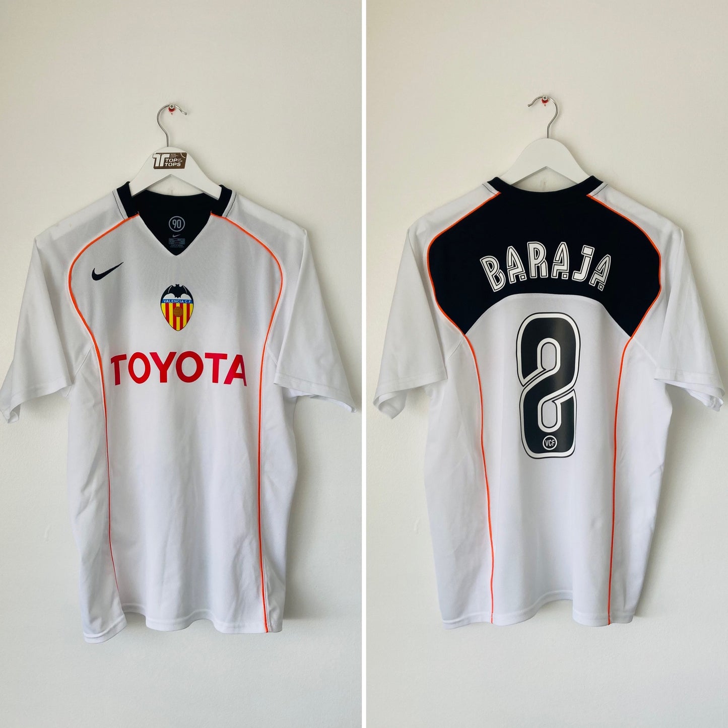 Valencia home football shirt
2004/05 Baraja Medium