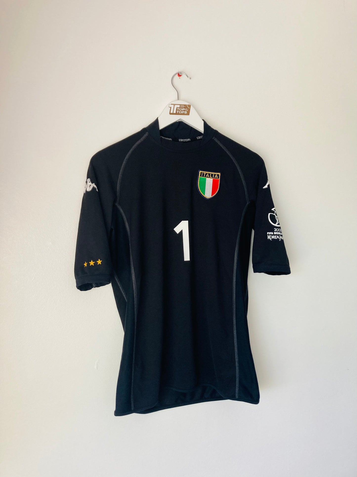 Italy goalkeeper football shirt W/C 2002 Buffon Medium