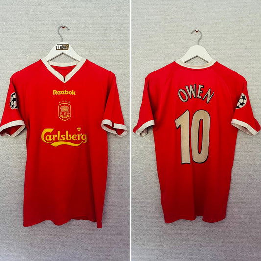 Liverpool home football shirt
2001/03 Owen Small