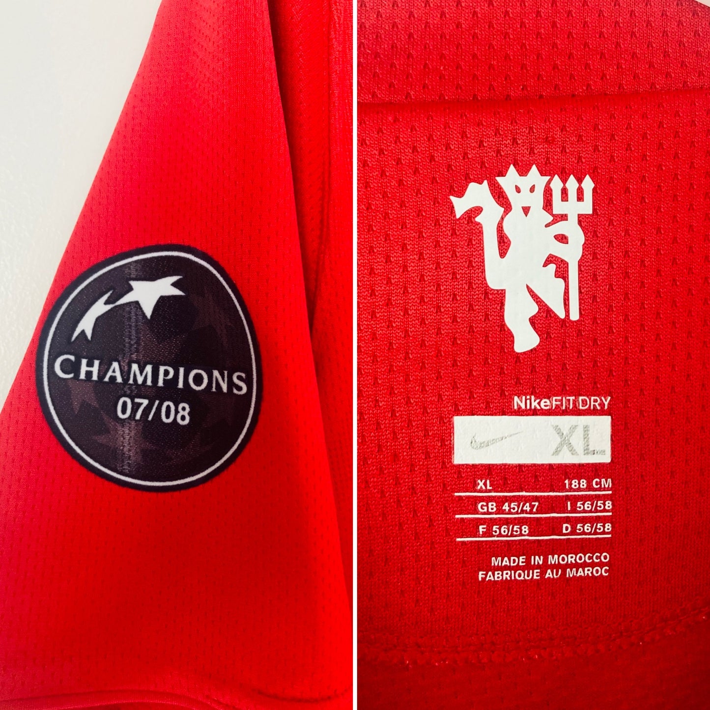 Manchester United home football shirt
2008/09 CR7 XL