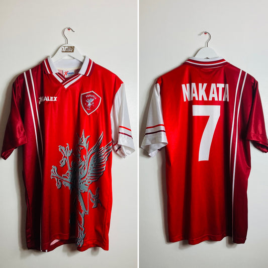 Perugia home football shirt 1998/99 Nakata XL