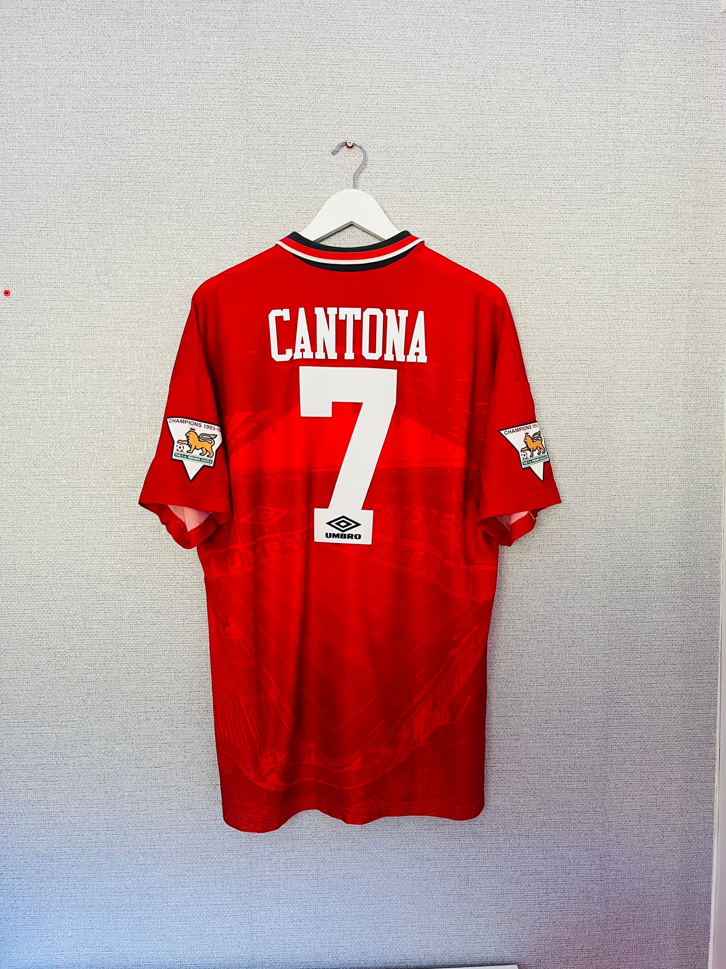 Manchester United home football shirt 1994/95 Cantona XL