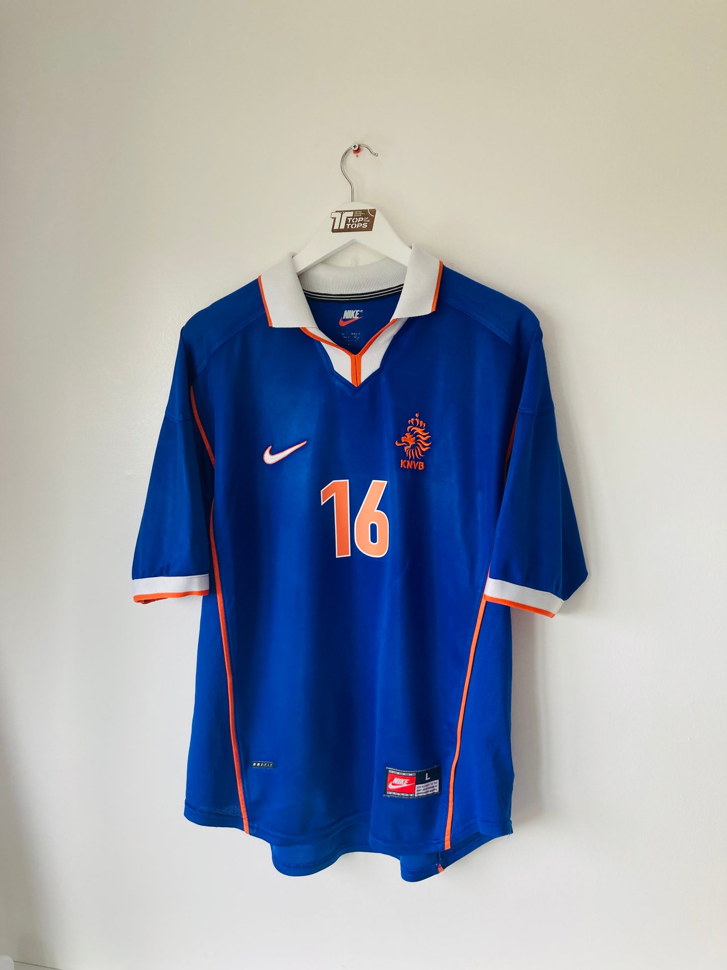 Holland Netherlands away football shirt 1998/99 Davids Large