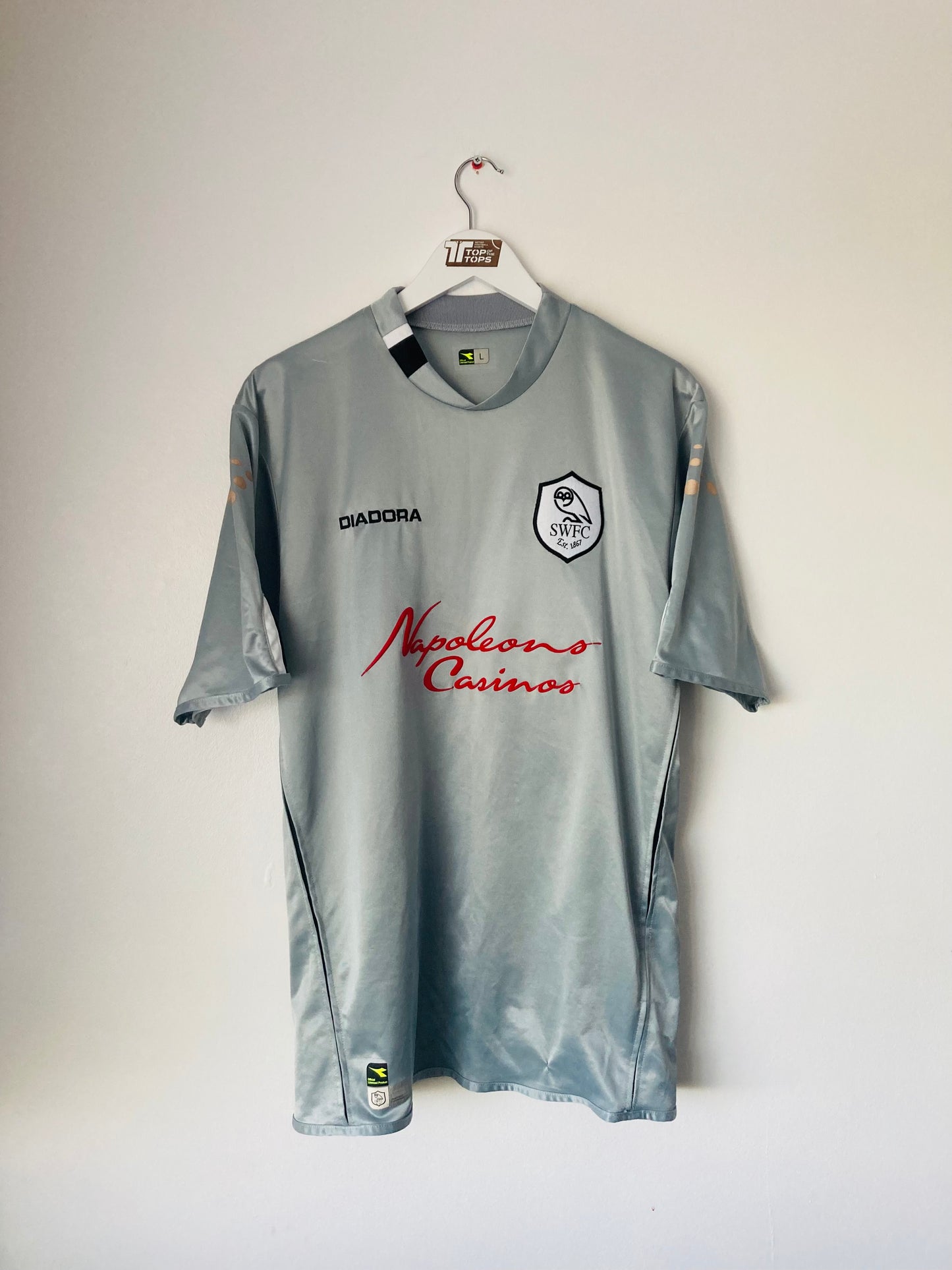 Sheffield Wednesday away football shirt 2004/05 Large