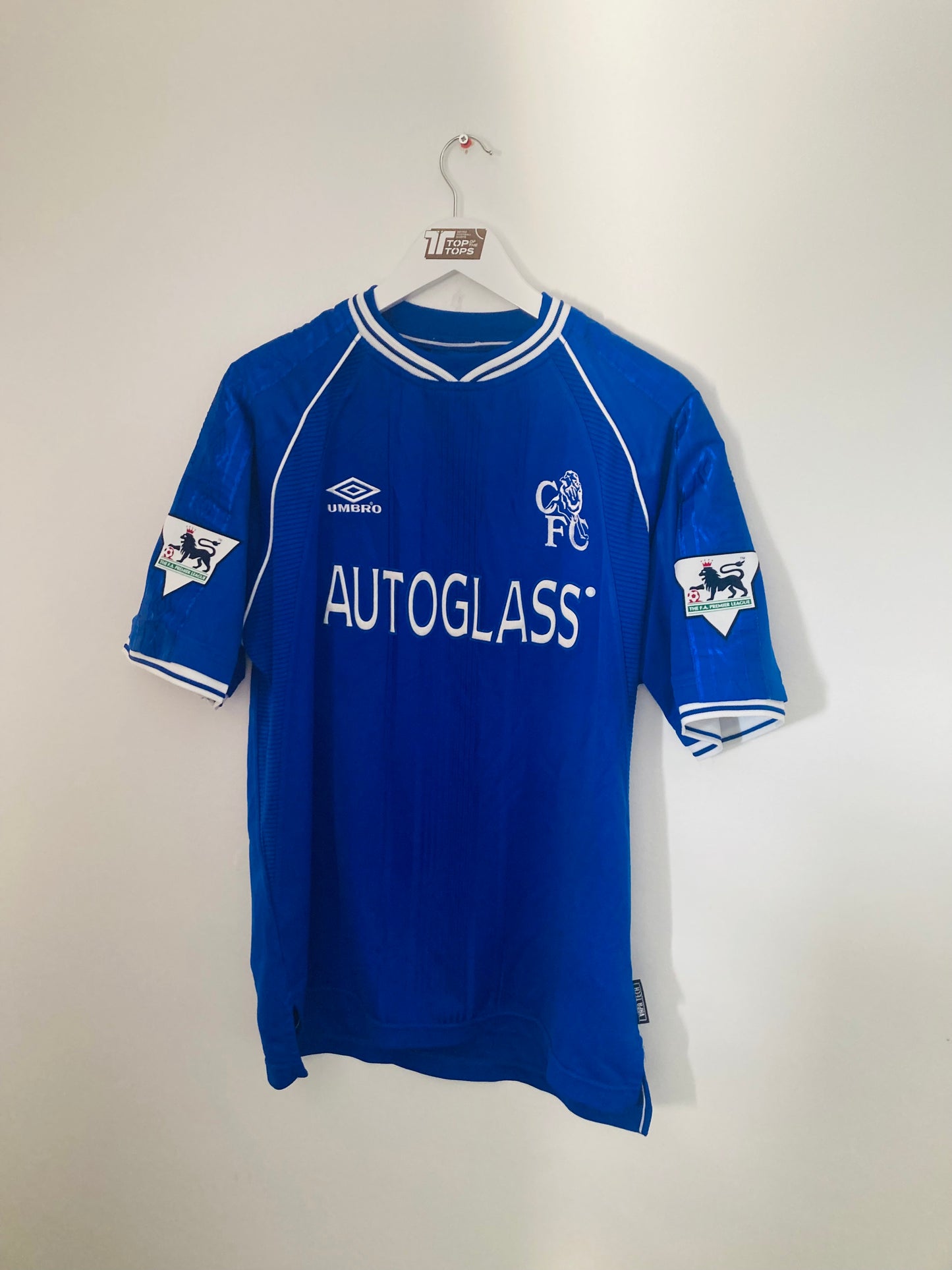 Chelsea home football shirt 1999/2000 Leboeuf Large