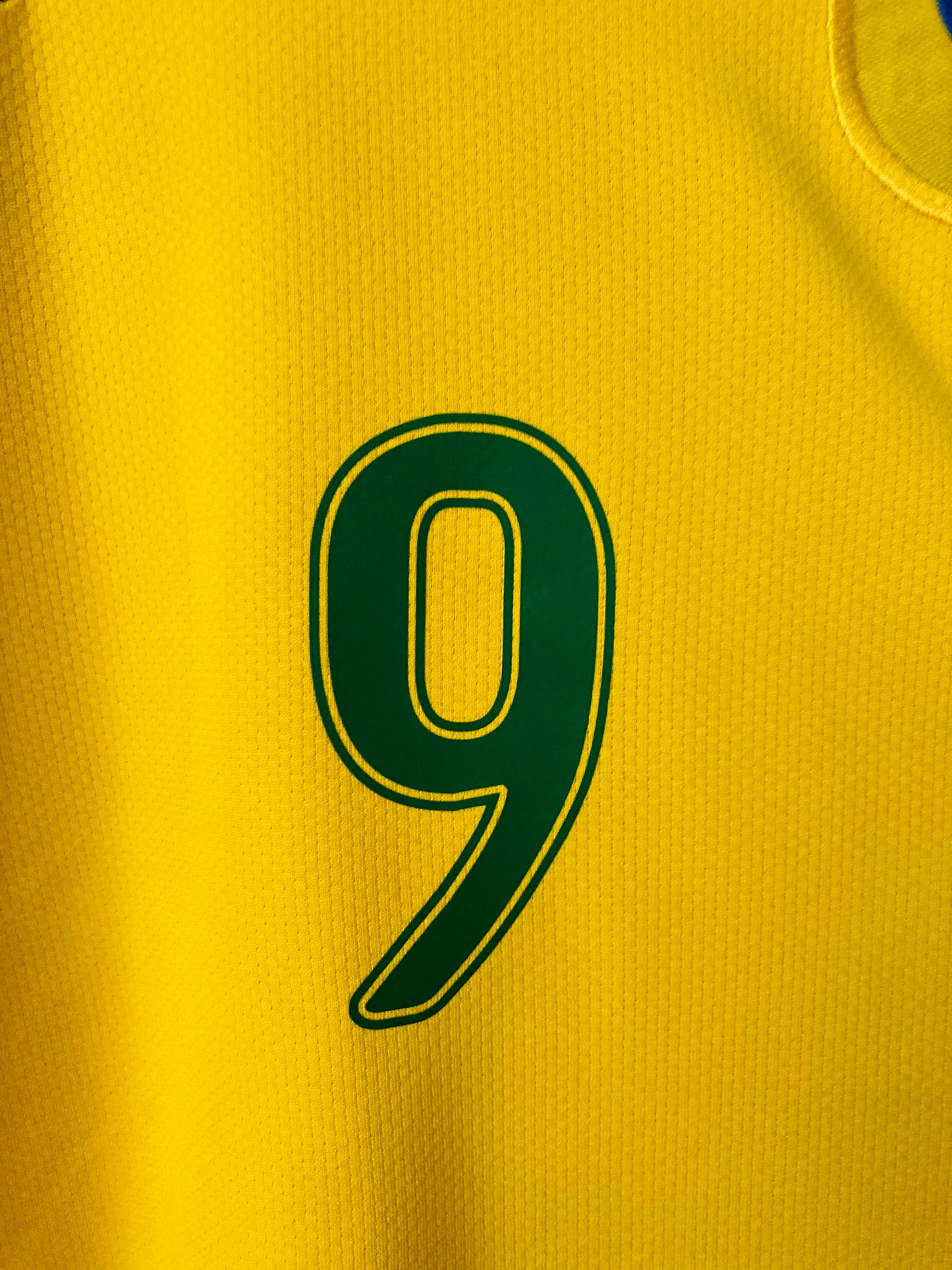 Brazil home football shirt W/C 2006 R9 medium