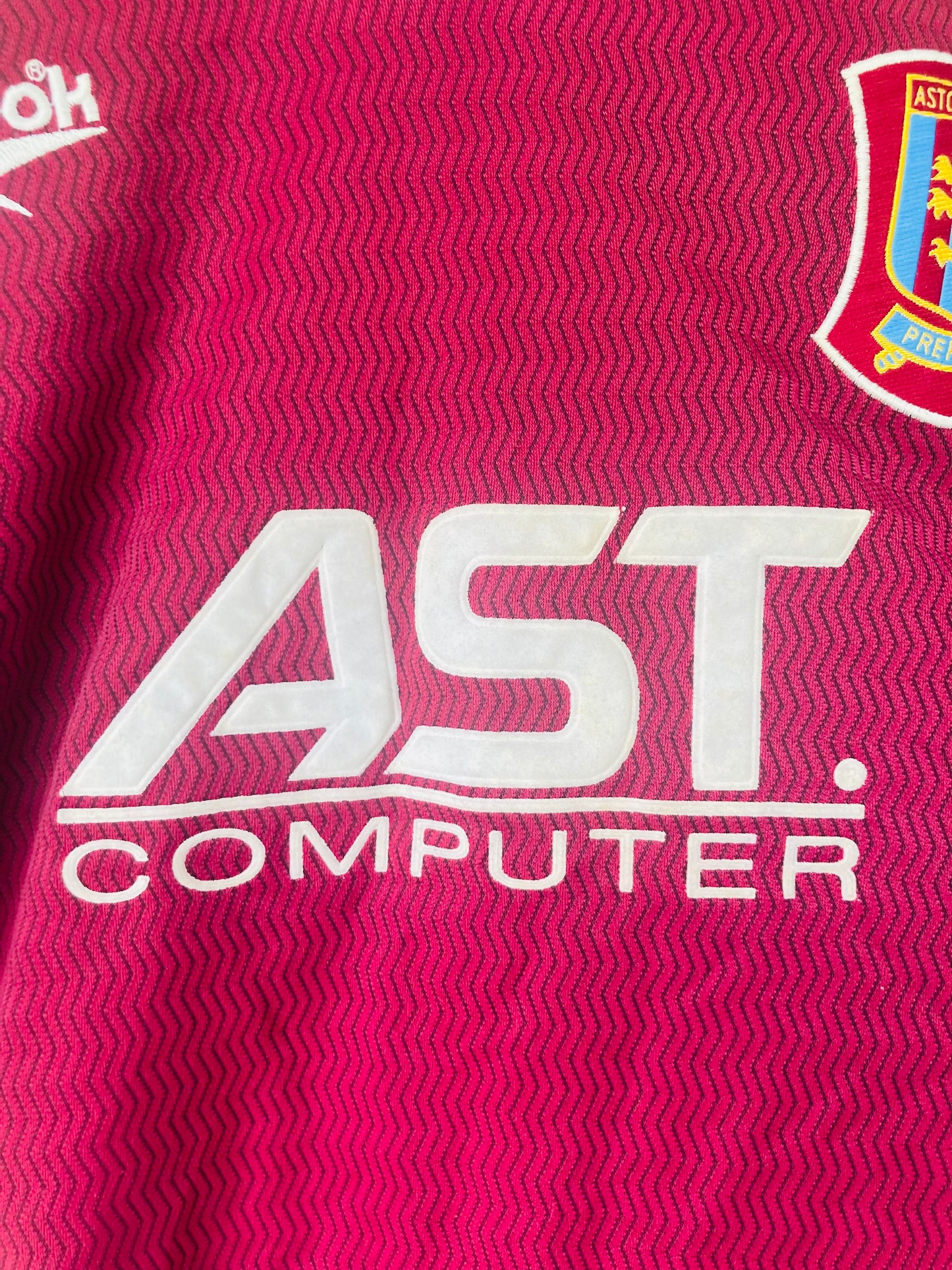 Aston Villa home football shirt 1997/98 Mark Draper XL