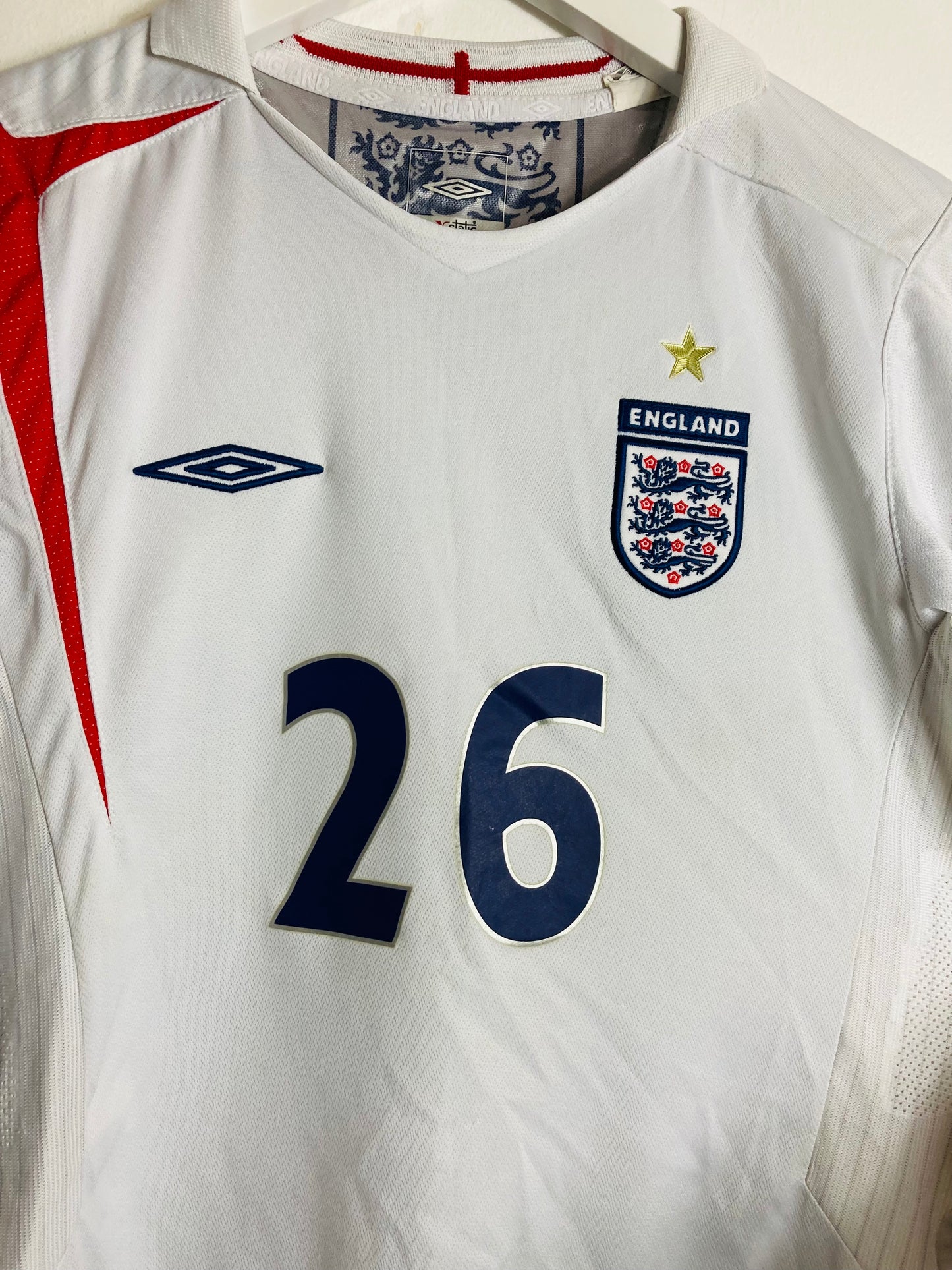 England home football shirt Large youths 2005/07 Joe Cole