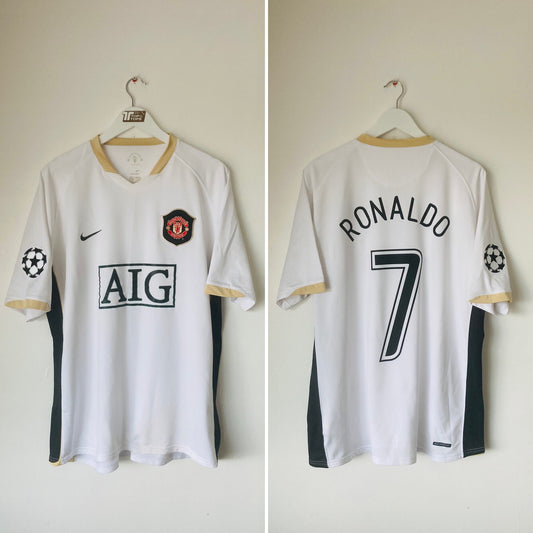 Manchester United away football shirt 2006/08 CR7 XL