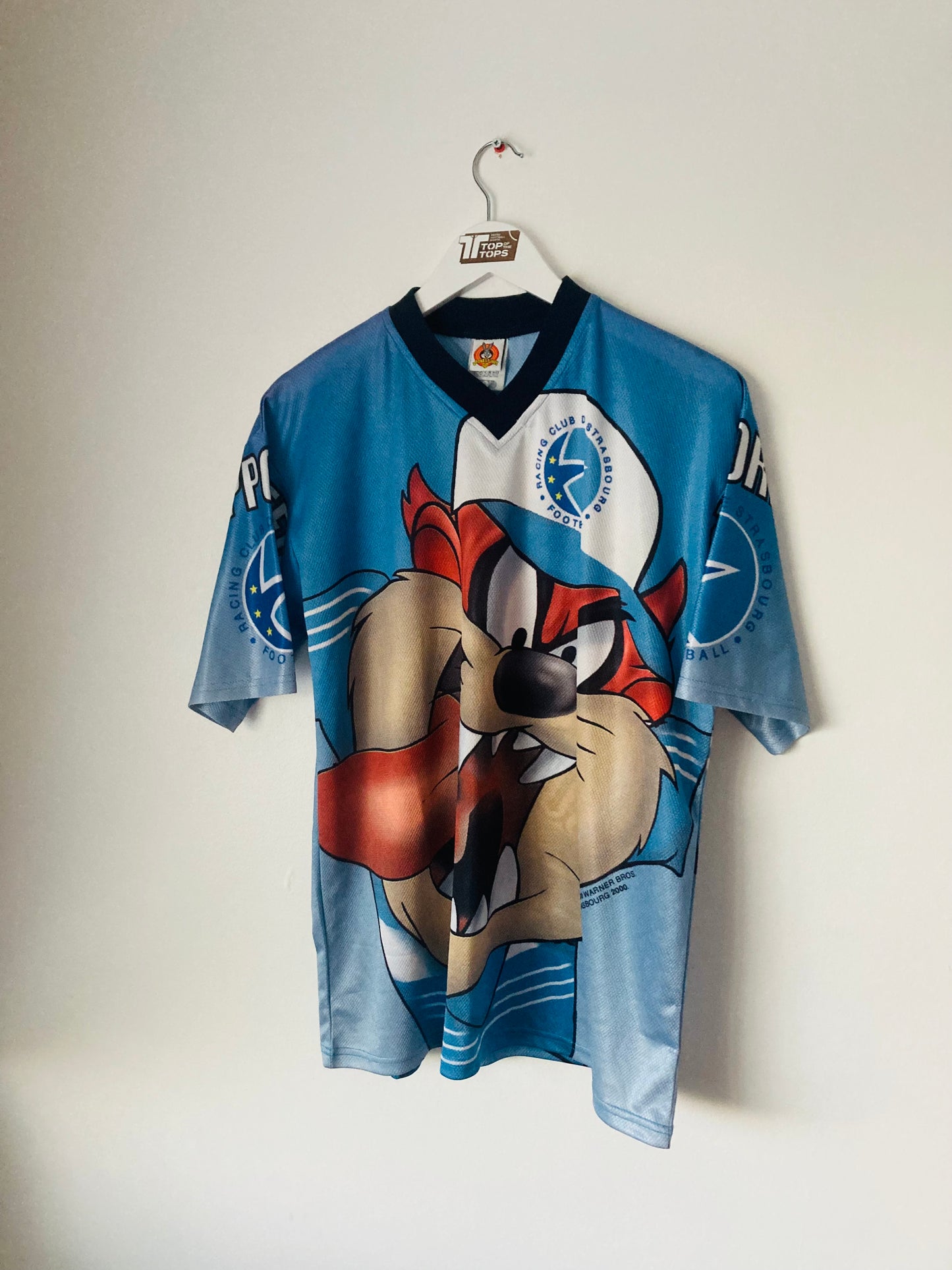 RC Strasbourg special edition looney tunes football shirt 2000/01 Large