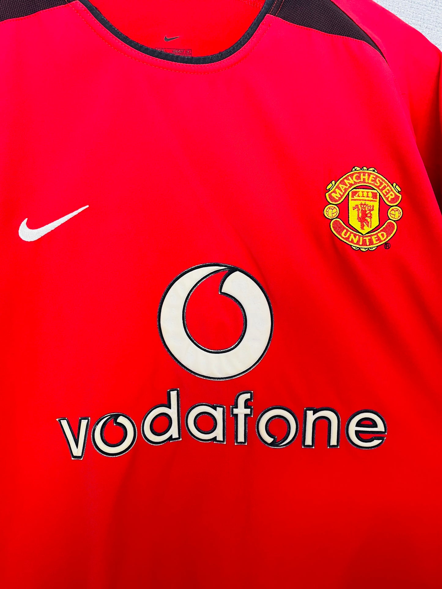 Manchester United home football shirt 2003/04 CR7 Large