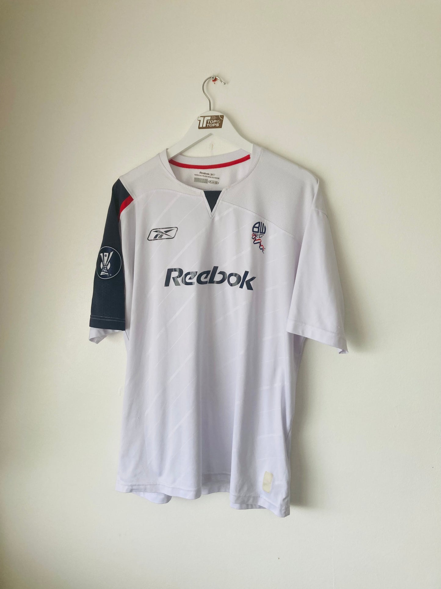 Bolton Wanderers home football shirt
2007/08 Nolan XL