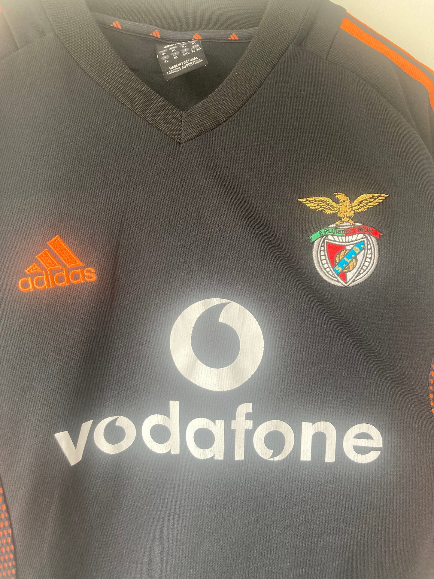 Benfica away football shirt 2002/03 Nuno Gomes XL