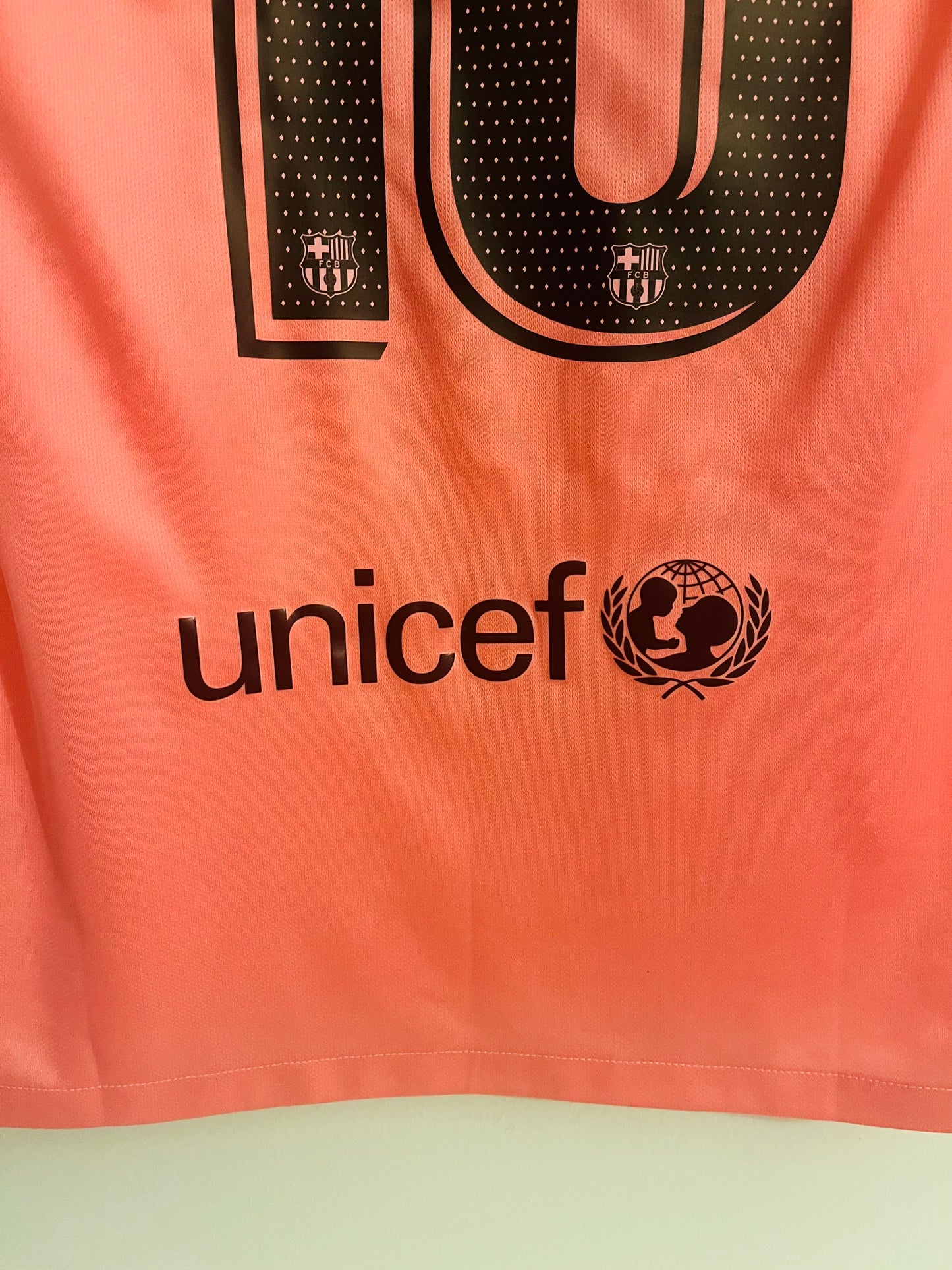 Barcelona third football shirt 2018/19 Messi Medium