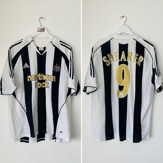Newcastle United home football shirt 2005/07 Shearer Large
