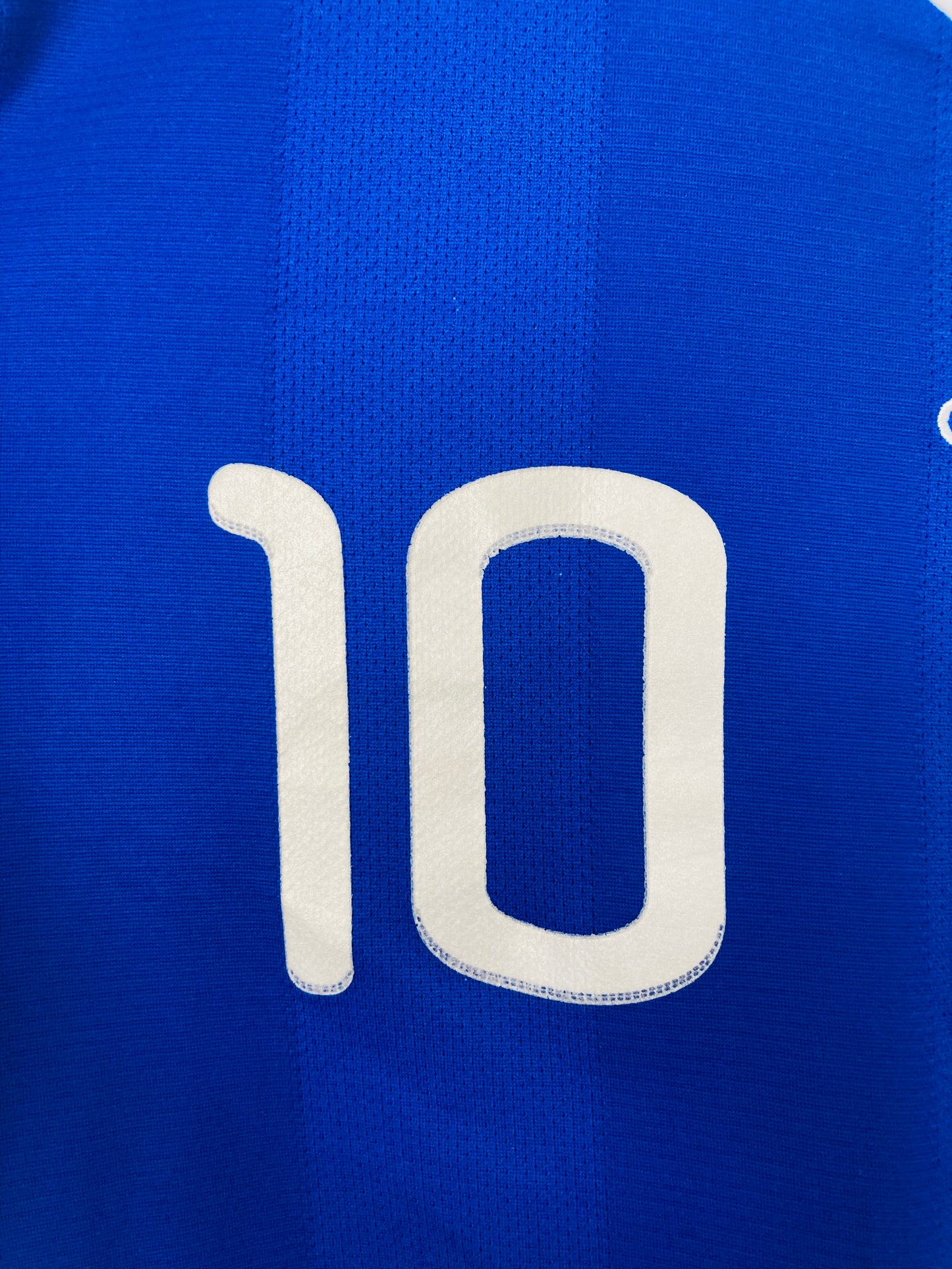 Argentina away football shirt W/C 2010 Messi Medium