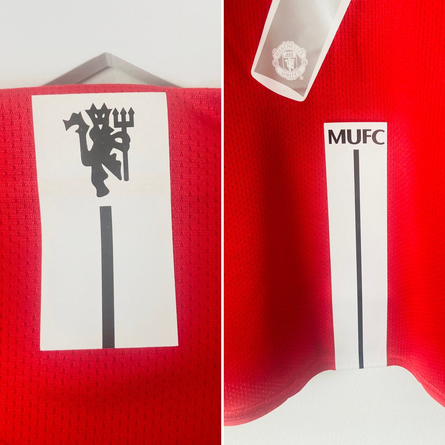 Manchester United home football shirt 2007/08 CR7 Large